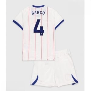 Echipament fotbal Chelsea Valentin Barco #4 Tricou Treilea 2026-27 pentru copii şi pantaloni