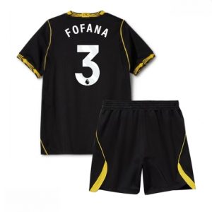 Echipament fotbal Chelsea Wesley Fofana #3 Tricou Deplasare 2026-27 pentru copii şi pantaloni