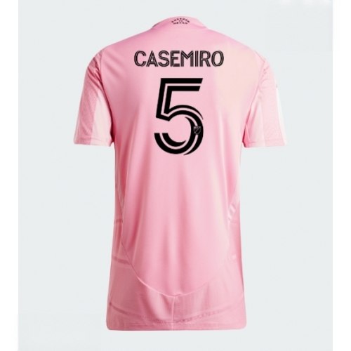Echipament fotbal Inter Miami Casemiro #5 Tricou Acasa 2026-27 pentru femei pentru bărbați 1 Echipament fotbal Inter Miami Casemiro #5 Tricou Acasa 2026-27 pentru femei pentru bărbați
