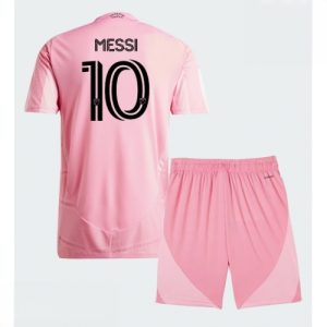 Echipament fotbal Inter Miami Lionel Messi #10 Tricou Acasa 2026-27 pentru copii şi pantaloni