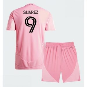 Echipament fotbal Inter Miami Luis Suarez #9 Tricou Acasa 2026-27 pentru copii şi pantaloni