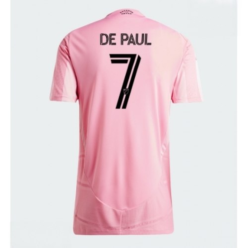 Echipament fotbal Inter Miami Rodrigo De Paul #7 Tricou Acasa 2026-27 pentru femei pentru bărbați 1 Echipament fotbal Inter Miami Rodrigo De Paul #7 Tricou Acasa 2026-27 pentru femei pentru bărbați