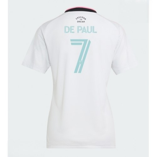 Echipament fotbal Inter Miami Rodrigo De Paul #7 Tricou Treilea 2026-27 pentru femei pentru bărbați 1 Echipament fotbal Inter Miami Rodrigo De Paul #7 Tricou Treilea 2026-27 pentru femei pentru bărbați