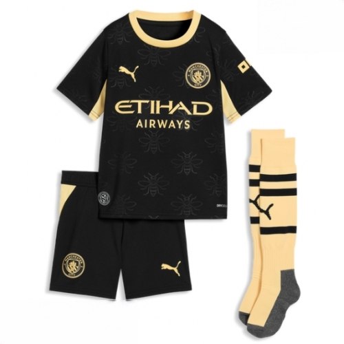Echipament fotbal Manchester City Elliot Anderson #5 Tricou Deplasare 2026-27 pentru copii şi pantaloni 2 Echipament fotbal Manchester City Elliot Anderson #5 Tricou Deplasare 2026-27 pentru copii şi pantaloni - imagine 2