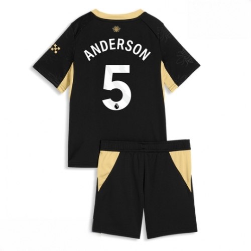 Echipament fotbal Manchester City Elliot Anderson #5 Tricou Deplasare 2026-27 pentru copii şi pantaloni 1 Echipament fotbal Manchester City Elliot Anderson #5 Tricou Deplasare 2026-27 pentru copii şi pantaloni