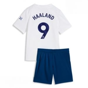 Echipament fotbal Manchester City Erling Haaland #9 Tricou Treilea 2026-27 pentru copii şi pantaloni