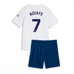 Echipament fotbal Manchester City Iliman Ndiaye #7 Tricou Treilea 2026-27 pentru copii şi pantaloni