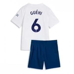 Echipament fotbal Manchester City Marc Guehi #6 Tricou Treilea 2026-27 pentru copii şi pantaloni