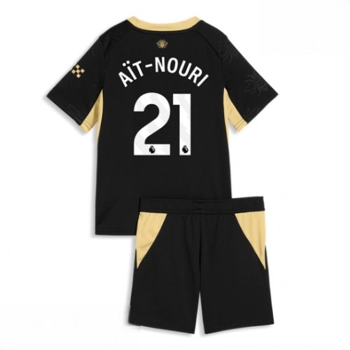 Echipament fotbal Manchester City Rayan Ait-Nouri #21 Tricou Deplasare 2026-27 pentru copii şi pantaloni 1 Echipament fotbal Manchester City Rayan Ait-Nouri #21 Tricou Deplasare 2026-27 pentru copii şi pantaloni