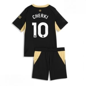 Echipament fotbal Manchester City Rayan Cherki #10 Tricou Deplasare 2026-27 pentru copii şi pantaloni