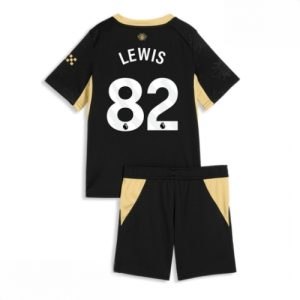 Echipament fotbal Manchester City Rico Lewis #82 Tricou Deplasare 2026-27 pentru copii şi pantaloni