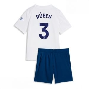Echipament fotbal Manchester City Ruben Dias #3 Tricou Treilea 2026-27 pentru copii şi pantaloni