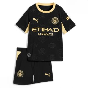 Echipament fotbal Manchester City Tricou Deplasare 2026-27 pentru copii şi pantaloni